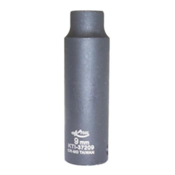 K-Tool International K Tool International KTI-37209 0.37 in. Drive 6 Point Deep Impact Socket; 9 mm KTI-37209